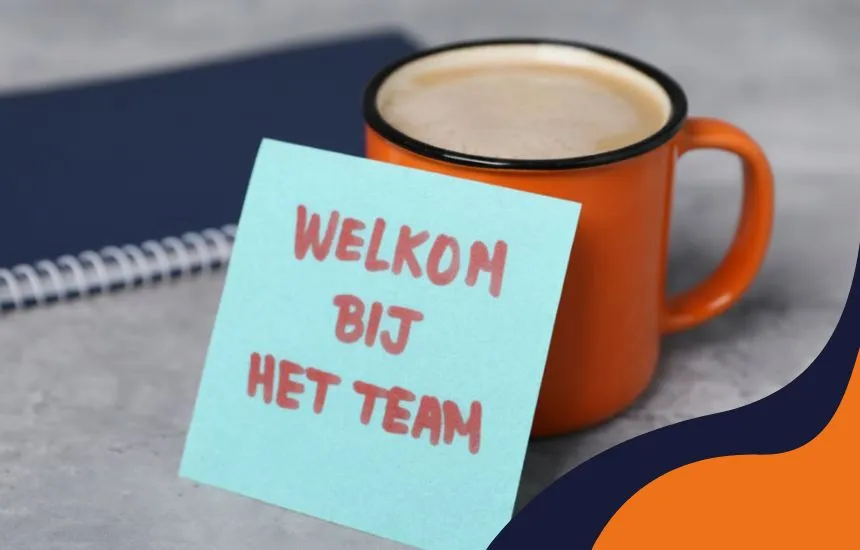 coffee with welcoming note
